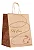 Sacola Kraft Natural – Coelho Dourado – 13,5x8x19cm - Imagem 1