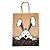Sacola Kraft Natural – Coelho Páscoa – 20x15x25cm - Imagem 1