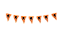 Varal Legendário Bandeira Montanhista – EVA (Cores: Laranja e Preto) - Imagem 1