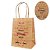 Sacola Kraft Natural com Frases – P 11,5 x 7,5 x 14,5 cm - Imagem 2