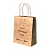 Sacola Kraft Natural com Frases – P 11,5 x 7,5 x 14,5 cm - Imagem 1