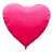 Balão Metalizado Coração Gigante – Vermelho ou Rosa – 68” (172 cm) - Imagem 4