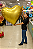 Balão Metalizado Coração 80cm – Gás Hélio + Personalização Opcional - Imagem 2