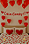 Faixa Decorativa “Casa Comigo” – Glitter Vermelho – 1 unidade - Imagem 1