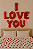 Kit Balão Metalizado “I LOVE YOU” – 40 cm – Vermelho - Imagem 1
