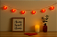 Varal Coração Luminoso com Glitter – 2m – Vermelho – 1 unidade - Imagem 1