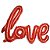Balão Metalizado "Love" – 40” x 27” (101 x 67 cm) – 1 unidade - Imagem 2