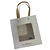 Sacola de Papel com Gaveta e Visor – Branca – 18x16,5x8,5 cm – 1 Unidade - Imagem 1
