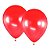 Balão de Látex Redondo Liso Vermelho – 7” – 50 Unidades - Imagem 1