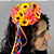 Tiara com Mini Chapéu e Renda – Cores e Modelos Sortidos | 1 Unidade - Imagem 2