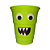 COPO PLASTICO HALLOWEEN - Imagem 1