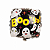 BALAO METALIZADO QUADRADO HALLOWEEN BOO-YA - Imagem 1