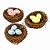 PASCOA PICK NINHO C/ OVO C/3 UND - Imagem 1