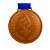MEDALHA PLASTICA BRONZE - Imagem 2