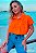 Cropped Camisa Laranja Sandy - Imagem 1