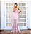 Vestido Longo Sereia Rose em Crepe e Tule - Imagem 2