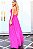 Vestido Longo em Crepe Fucsia Jaque - Imagem 2