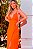 Vestido Midi Slip Dress Laranja Susy - Imagem 3