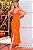 Vestido Midi Slip Dress Laranja Susy - Imagem 1