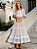 Vestido Midi Tule Poá Off-White Carla - Imagem 2