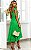 Vestido Midi em Laise Verde Cloie - Imagem 3
