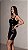 Vestido Curto Couro e Veludo Preto Lauane - Cloude - Imagem 2