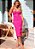 Vestido Midi de Crepe Pink Summer Gina - Imagem 1