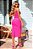 Vestido Midi de Crepe Pink Summer Gina - Imagem 3
