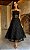 Vestido Midi Corselet em tule Preto Bia  - Pre venda - Imagem 5