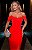 Vestido Midi de Crepe Tess Vermelho - Imagem 2