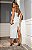 Vestido Midi Peplum Com Bordados Em Pedraria Perolada e Cinto Revestido To Marry Off-White - Imagem 3