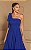 Vestido Longuete Azul Royal um Ombro com Laço Maiale - Imagem 3