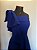 Vestido Longuete Azul Royal um Ombro com Laço Maiale - Imagem 8