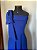 Vestido Longuete Azul Royal um Ombro com Laço Maiale - Imagem 9