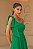 Vestido Longuete Verde um Ombro com Laço Maiale - Imagem 3