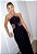 Vestido Midi em Crepe Preto Bordado Scarlet - Imagem 3