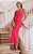 Vestido Midi Cor Goiaba Positano - Imagem 1