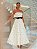 Vestido Midi Em Crepe Alfaiataria Off White Camila - Imagem 3