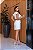 Vestido Curto Em Crepe Off-White Lis - Imagem 4