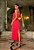 Vestido Midi Vermelho Em Crepe Alfaiataria Goiaba Sany - Imagem 3