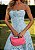 Vestido Midi de Renda Candy Color Briana Azul - Imagem 2