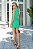 Vestido Verde Curto Com Modelagem Serena - Imagem 3