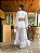 Vestido Midi Branco Franja Araial - Imagem 5