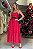 Vestido Midi de Renda Vermelha Chris - Imagem 3