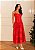 Vestido Midi de Renda Vermelha Rani - Imagem 1