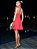 Vestido Curto Vermelho de Crepe Suzana - Imagem 3