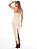 Vestido Midi em Vinil Nude Made - Imagem 4