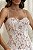 Vestido Branco Midi com Decote Coração Charming - Imagem 3