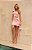 Vestido Curto de Crepe Cor de Rosa Geny - Imagem 1