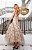 Vestido Midi Nude Em Renda de Couro Gabi - Imagem 3
